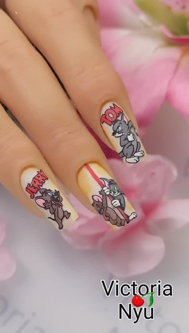 #tomandjerry #tom #nails #nailart #stamping #дизайнногтей #uprettego #стемпинг #naildesigns #ногти смотреть онлайн