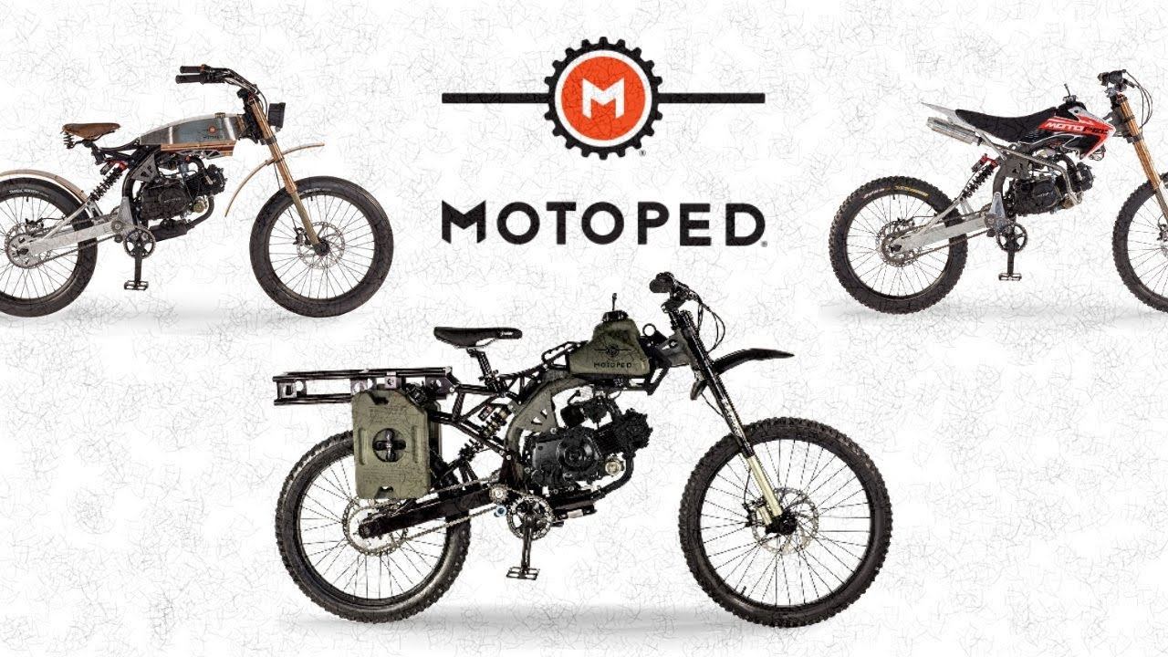 Motoped - симбиоз велосипеда и двигателя Honda смотреть онлайн