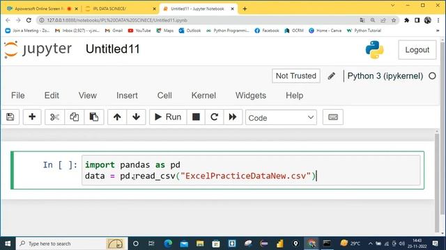 HOW TO UPLOAD CSV FILE INTO JUPYTER NOTEBOOK IN PANDAS PYTHON|EDUCATE YOURSELF DAILY смотреть онлайн