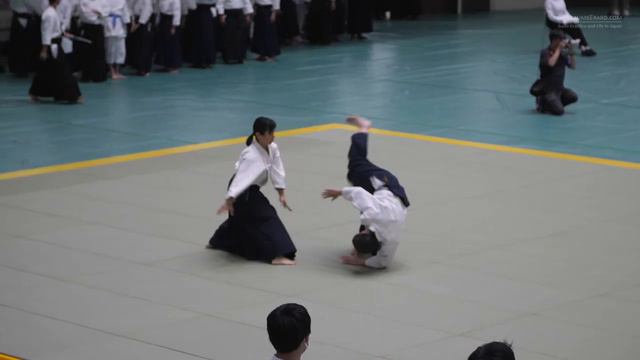 60-я Всеяпонская демонстрация айкидо (2023). Томоко Кайсер