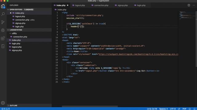 #10 Redirecting to Home Page || Login System Using PHP, MySql and Bootstrap || PHP Project смотреть онлайн