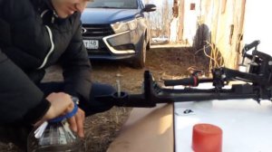 Предпусковое техническое обслуживание лодочного мотора Hangkai 3.6 HP 4 stroke ч.1