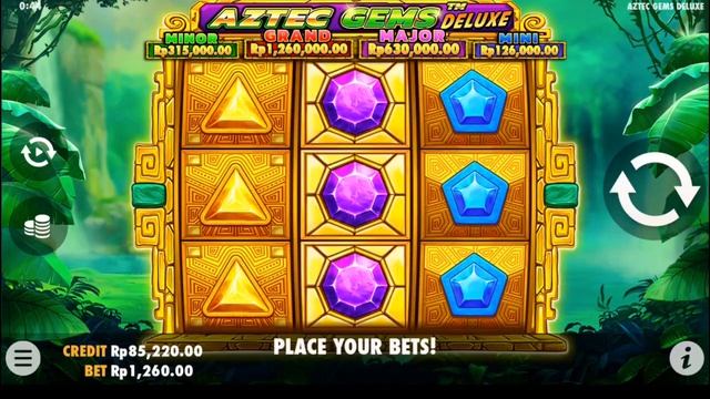 AZTEC GEMS DELUXE MODAL 70ribu JACKPOT GRAND!! смотреть онлайн