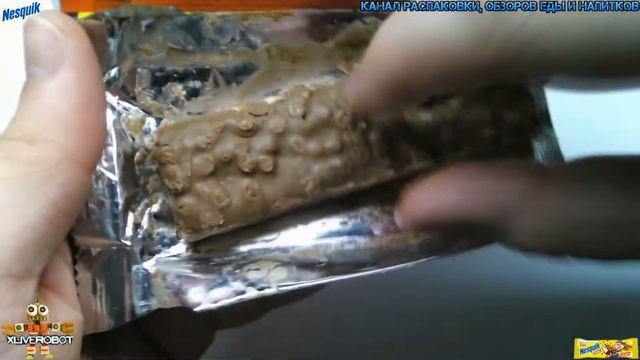 Распаковка и Обзор Еды Конфета с Хрустящей Вафлей "НЕСКВИК" Крипси Nestle Nesquik "CRISPY", 22 г. смотреть онлайн