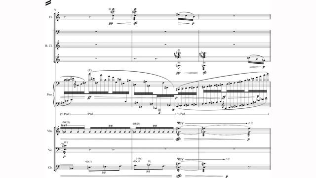 Jeffrey Holmes - Thrall (Þræll), a Concerto for Piano and Ensemble (2014) [Score-Video] смотреть онлайн