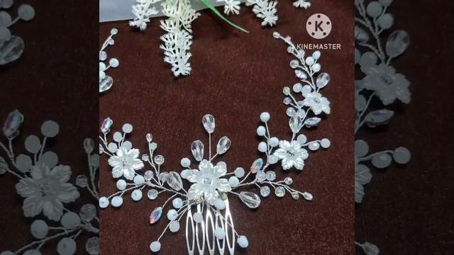 Украшение в прическу для невесты смотреть онлайн