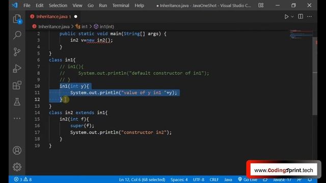 What about constructor in inheritance in Java? | Super Keyword смотреть онлайн
