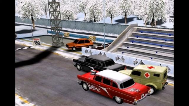 Need for Russia Greatsen Cars from СССР PC 2007 Gameplay смотреть онлайн
