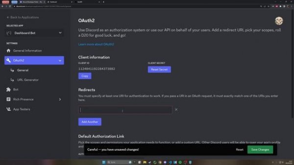 Discord Bot Dashboard Tutorial (Python/FastAPI) | Part 2: Login