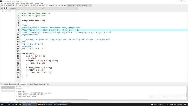 #19 [C++]. Cách Sử Dụng Hàm Sắp Xếp Trong C++ | Xây Dựng Comparator Cho Hàm Sort của STL смотреть онлайн