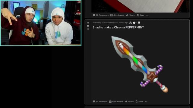 Christmas Chroma Knife in Roblox Murder Mystery 2?! смотреть онлайн