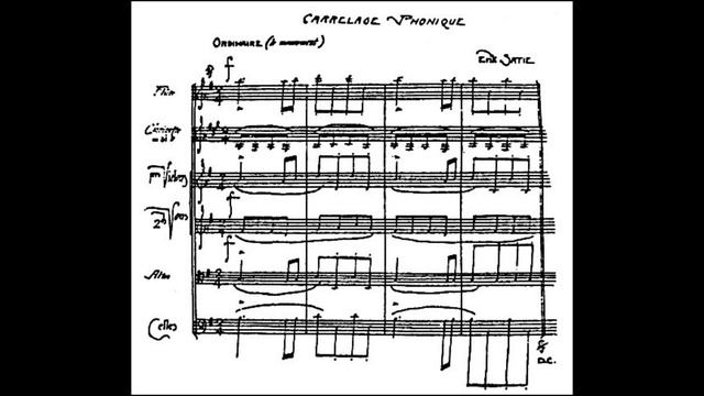 Satie ~1917~ Musique d'ameublement : Carrelage phonique смотреть онлайн