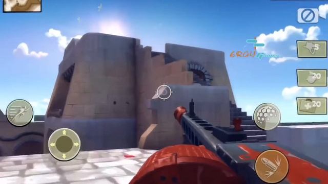 Blitz Brigade Gameplay - Multiplayer FPS shooter online (IOS) смотреть онлайн