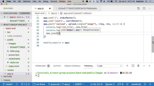 Handling file uploads in Express sent from a React App смотреть онлайн