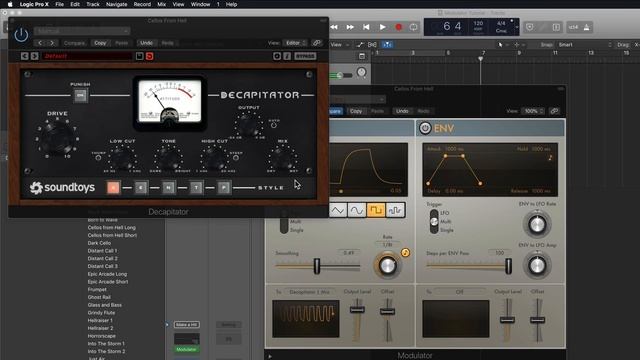 Logic Pro X - MODULATOR Full Tutorial | LFO and Envelope Modulation смотреть онлайн