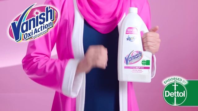 Vanish stain remover for whiter whites and endorsed by Dettol смотреть онлайн