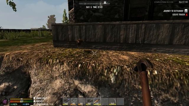 7Days To Die 15.2 Starvation #5 забор + шахта смотреть онлайн