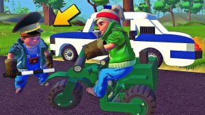 БАБКУ ЛОВИТ ГАИ ЗА ВОЖДЕНИЕ БЕЗ ПРАВ ♂️ МУЛЬТИК для ДЕТЕЙ про ПОЛИЦИЮ