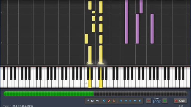 I'm a believer - Smashmouth - Synthesia piano tutorial смотреть онлайн