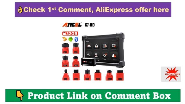 ANCEL X7 HD Heavy Duty Truck Scanner OBD2 Diagnostic Tools