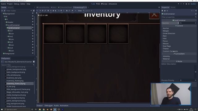 Grid Based Inventory System | Godot Inventory Tutorial