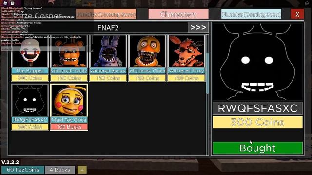 [ROBLOX/FNaF Archived Nights] How to get Shadow Bonnie/RWQFSFASXC смотреть онлайн