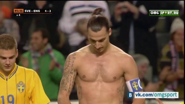Невероятный гол Ибрагимовича / Швеция – Англия