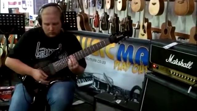 Martin Dugdale Tall Tales 8 string Guitar (Testing Ibanez RG8 at Music Mate) смотреть онлайн