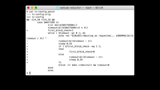 2016-07 patch to Tiny Core Linux 7.2 waitusb смотреть онлайн