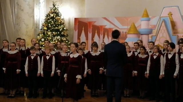 Большой детский хор имени В.С. Попова на Новогоднем Балу в Hilton Moscow Lelingradskaya смотреть онлайн