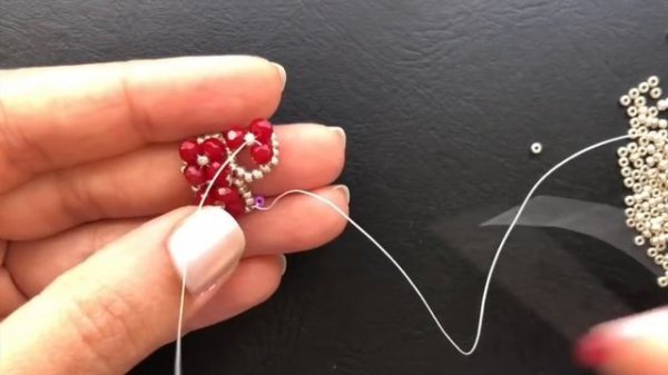 Sweetheart Beaded Earrings Tutorial ?DIY Earrings.How to make beaded earrings