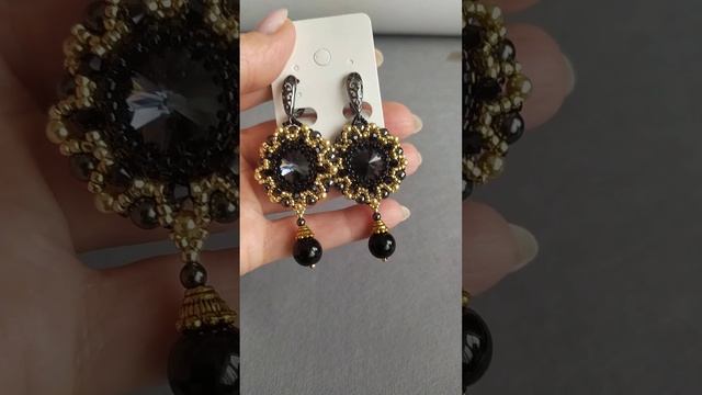 Серьги из бусин и бисера смотреть онлайн