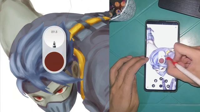 Drawing Hayabusa - Biological Weapon on Samsung Galaxy Note 10 lite, Autodesk Sketchbook Mobile смотреть онлайн