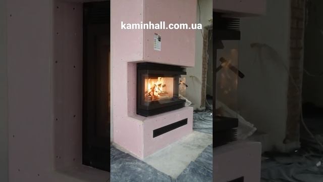 Стальная каминная топка Kratki Blanka 12 трёхсторонняя BS смотреть онлайн