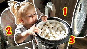 Аня готовит завтрак и считает до 10. Развивающее видео для детей