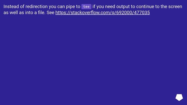 Determine if output is stdout or stderr смотреть онлайн