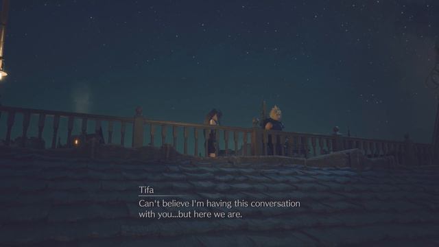 FINAL FANTASY VII REBIRTH - Tifa and Cloud Kalm terrace scene смотреть онлайн