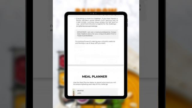 Free Rainbow Soup Challenge - Come Join Us!