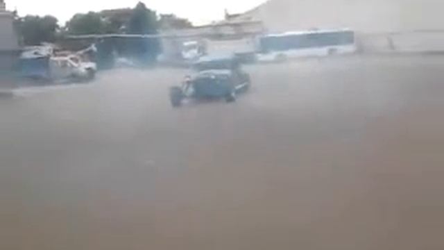 Burnout на хот-роде от кастом-ателье КОЛЁСА ПОБЕДЫ