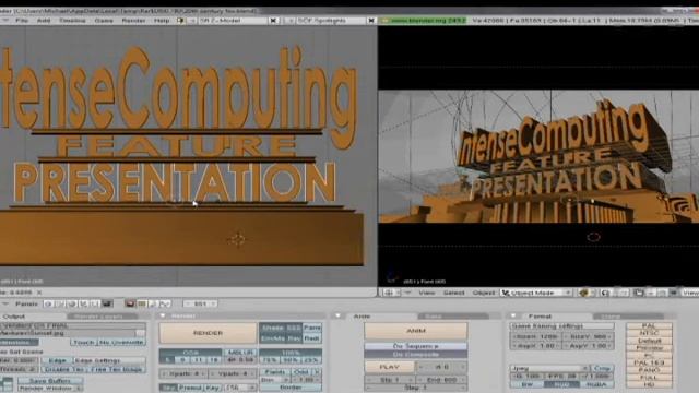 Make a 20th Century Fox Fanfare Using Blender 3D смотреть онлайн