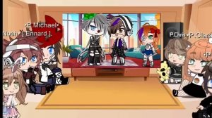 •Past aftons react to MichaelxEnnard + Past ennard • + meet future kids / Gacha club/