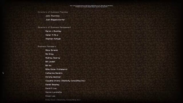 Minecraft Bedrock Credits beta 1.14.0.3 смотреть онлайн
