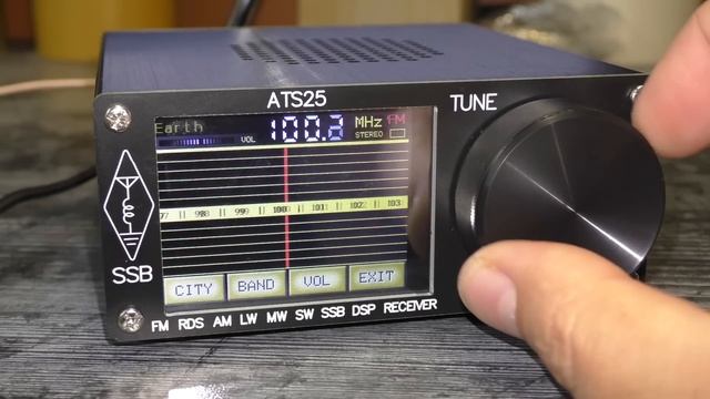 ATS-25 SSB DSP приемник с прошивкой Binns MOD