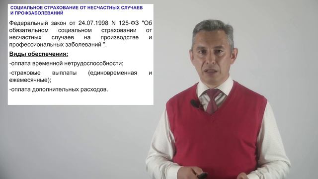 1.9 Социальное страхование от несчастных случаев и профзаболеваний смотреть онлайн