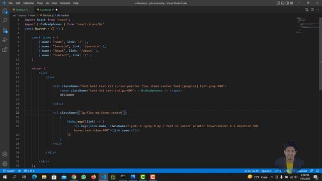 How to make a responsive navbar with react js and tailwind CSS React js and tailwind CSS tutorial смотреть онлайн