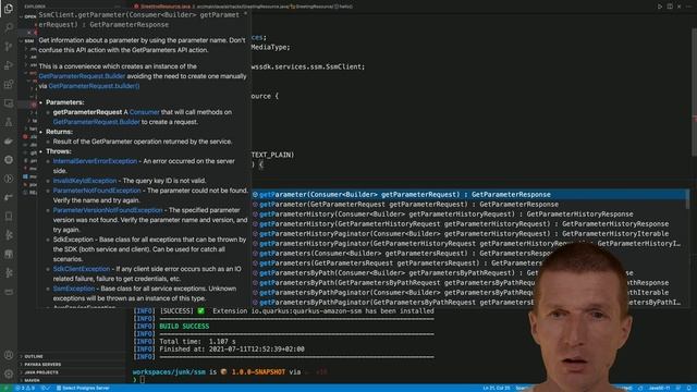Fetching AWS Systems Manager's Configuration with Quarkus #slideless смотреть онлайн