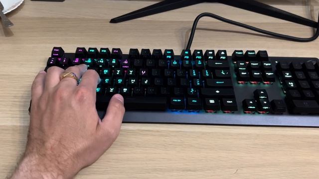 Обзор игровой клавиатуры Asus ROG Strix Scope RX. Режимы подсветки и как их менять смотреть онлайн
