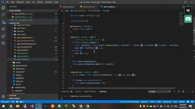Angular Class - fifth class смотреть онлайн