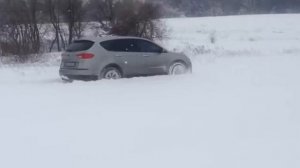 Subaru Tribeca B9 снег offroad 4x4