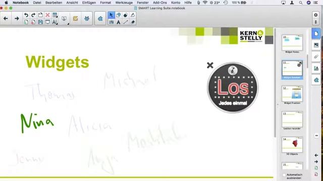 Widgets in der SMART Notebook® Software смотреть онлайн